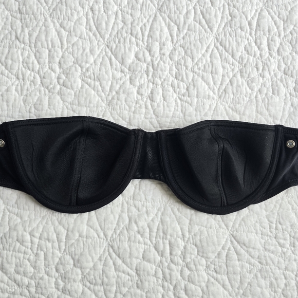 Christian Dior Strapless Front Buckle Bikini Top CD Clasp - Picture 7 of 14